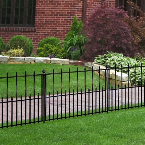 home depot metal fencing